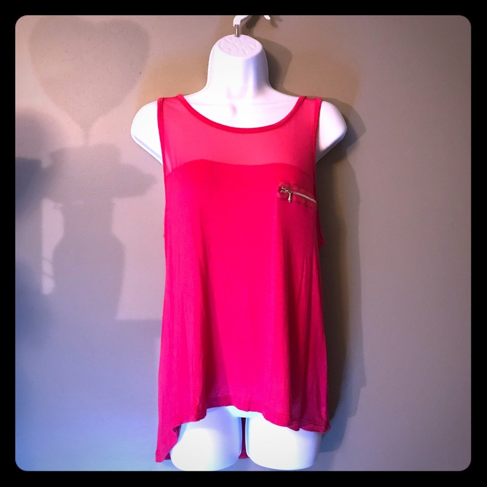 Pink tank top